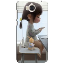 Дівчачий Чохол для Huawei Y5-2017, MYA (ДІвчина з іграшкою)