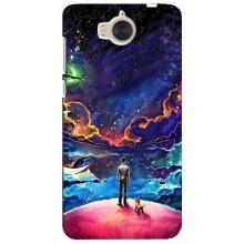 Космические Чехлы для Хуавей У5 2017 (VPrint) (Галактический вид)