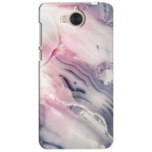 Мраморный чехол на Huawei Y5-2017, MYA (VPrint) (Пурпурный Мрамор)