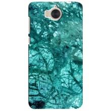 Мраморный чехол на Huawei Y5-2017, MYA (VPrint) (Зеленый мрамор)