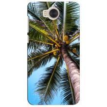 Силиконовый чехол с КАРТИНКАМИ лето для Huawei Y5-2017, MYA (AlphaPrint) (Пальма)