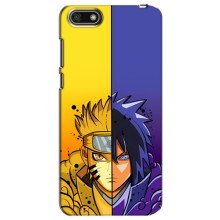 Купить Чехлы на телефон с принтом Anime для Хуавей У5 (2018) – Naruto Vs Sasuke