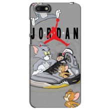 Силиконовый Чехол Nike Air Jordan на Хуавей У5 (2018) – Air Jordan