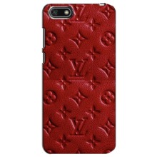 Текстурный Чехол Louis Vuitton для Хуавей У5 (2018) – Красный ЛВ