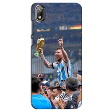 Чехлы Лео Месси Аргентина для Huawei Y5 2019 (Месси король)