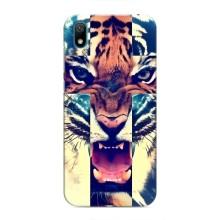 Чехлы с изображением разных животных для Huawei Y5 2019 (Яркий Тигр)