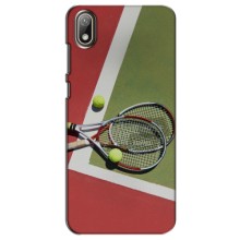 Чехлы с принтом Спортивная тематика для Huawei Y5 2019 (Ракетки теннис)
