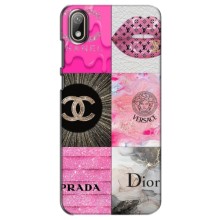 Чехол (Dior, Prada, YSL, Chanel) для Huawei Y5 2019 (Модница)