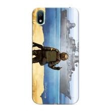 Чехол с принтом (Русский корабль...) для Хуавей У5 2019 (AlphaPrint) – Русский корабль