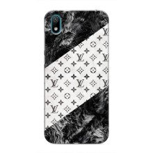 Чохол Стиль Louis Vuitton на Huawei Y5 2019 (LV на білому)