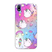 Чохол Unicorn на Huawei Y5 2019 (Веселка і Єдинорог)