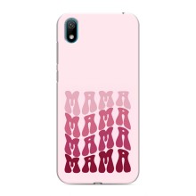 Чехлы на день мамы для Хуавей У5 (2019) – Надпись мама