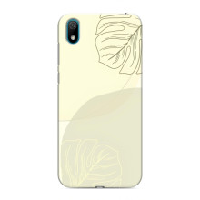 Чохол квітковий дизайн для Huawei Y5 2019 – Зелений фон