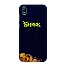 Чехол с мультфильмом Шрек на Huawei Y5 2019 – Шрек лого