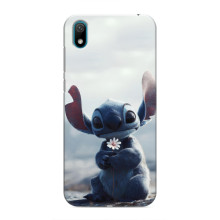 Чохол з малюнком Стіч для Huawei Y5 2019 – Стіч з квіткою