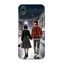 Чехол с дизайном Венздей 2 на Huawei Y5 2019 – Уэнсдей и Тайлер