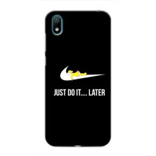 Чехол с логотипом Найк на Huawei Y5 2019 – Nike just do it