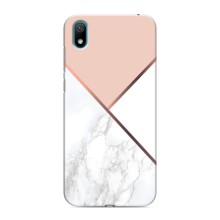 Мраморний чехол на Huawei Y5 2019 (VPrint) (Тройний мрамор)