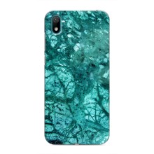 Мраморний чехол на Huawei Y5 2019 (VPrint) (Зелений мрамор)