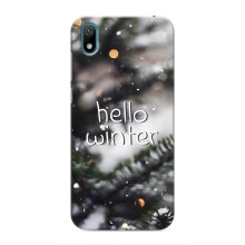 Новогодние, Праздничные Чехлы для Huawei Y5 2019 - 2024 год (Hello winter)