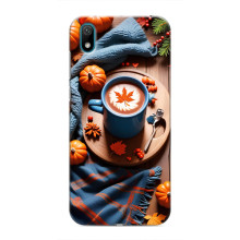 Чехол с уникальным дизайном «Осень с кофе» для Huawei Y5 2019 – Кофе и тыквы