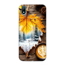 Чехол с уникальным дизайном «Осень с кофе» для Huawei Y5 2019 – Осенне-зимнее кофе