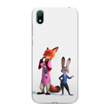 Силіконовий чохол з принтом Зоотрополіс для Huawei Y5 2019 – Джуді і Нік
