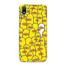 Силиконовый бампер с картинкой животных для Huawei Y5 2019 (Особенный)