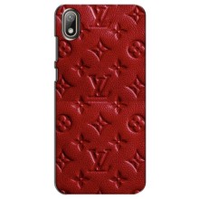 Текстурный Чехол Louis Vuitton для Хуавей У5 (2019) – Красный ЛВ