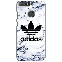 Чохли Адидас для Huawei Y6 Prime 2018 (AlphaPrint) (Адідас на мраморі)