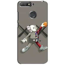 Чохли для Huawei Y6 Prime 2018 - Bearbrick Louis Vuitton (PREMIUMPrint) (Беарбрік Джордан)