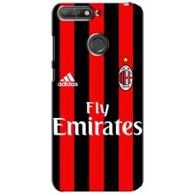 Чохли для Huawei Y6 Prime 2018 (VPrint) - Футбольні клуби (Milan)
