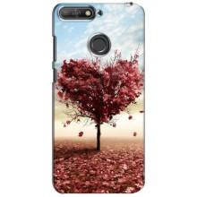 Чехлы для любимой на Хуавей Y6 Прайм 2018 (VPrint) (Дерево серце)