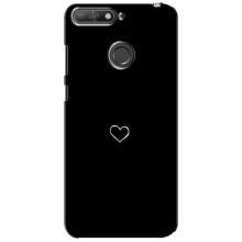 Чехлы для любимой на Хуавей Y6 Прайм 2018 (VPrint) (Маленьке сердечко)
