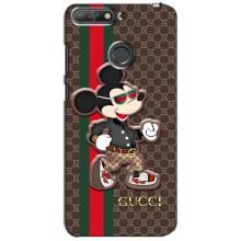 Чехлы ГУЧЧИ для Хувэй И6 Прайм 2018 (AlphaPrint) (Маус Гуччи)
