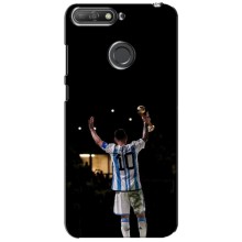 Чехлы Лео Месси Аргентина для Huawei Y6 Prime 2018 (Лео Чемпион)