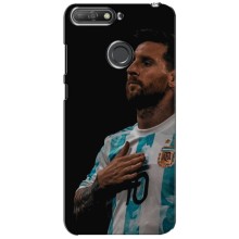 Чехлы Лео Месси Аргентина для Huawei Y6 Prime 2018 (Месси Капитан)