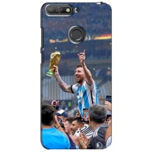 Чехлы Лео Месси Аргентина для Huawei Y6 Prime 2018 (Месси король)