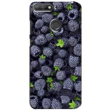 Чехлы с Фруктами для Huawei Y6 Prime 2018 (VPrint) (Ежевика)