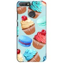 Чехлы с Фруктами для Huawei Y6 Prime 2018 (VPrint) (Кексики)