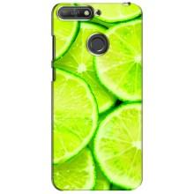 Чехлы с Фруктами для Huawei Y6 Prime 2018 (VPrint) (Лайм)