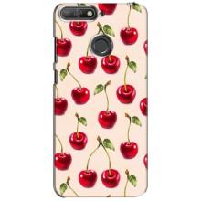 Чехлы с Фруктами для Huawei Y6 Prime 2018 (VPrint) (Вишня)