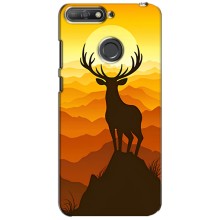 Чехлы с изображением разных животных для Huawei Y6 Prime 2018 – Силуэт Оленя