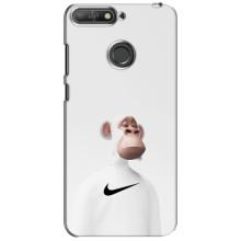 Чехлы с Обезьянами NFT для Huawei Y6 Prime 2018 (AlphaPrint) (обезьяна NFT Nike)