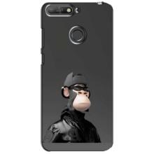Чехлы с Обезьянами NFT для Huawei Y6 Prime 2018 (AlphaPrint) (стильная обезьяна NFT)