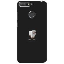 Чехол Майнкрафт на Huawei Y6 Prime 2018 (AlphaPrint) Minecraft (Овечка Майнкрафт)