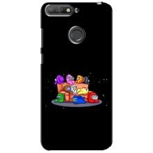 Чохли Амонг Ас для Huawei Y6 Prime 2018 (AlphaPrint) (Амонг-ас)