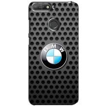 Чохол для Хуавей Y6 Прайм 2018 - з принтом БМВ (AlphaPrint) (Знак БМВ)