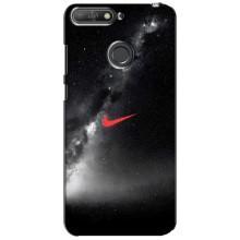 Чохол для Huawei Y6 Prime 2018 - з принтом Найк (AlphaPrint) (Найк червоний)