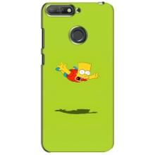 Чjхол з Сімпсонами для Huawei Y6 Prime 2018 (VPrint) (Барт Сімпсон)